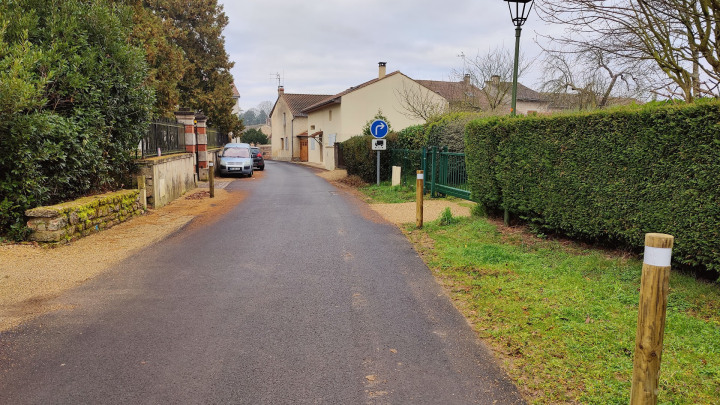 piste cyclable village